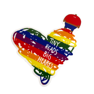 Scribble Heart Pride Sticker